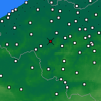Nearby Forecast Locations - Варегем - карта