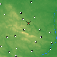 Nearby Forecast Locations - Стараховице - карта