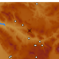 Nearby Forecast Locations - Хаджибекташ - карта