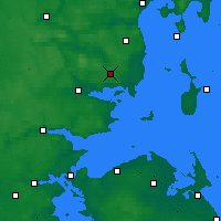 Nearby Forecast Locations - Хорсенс - карта