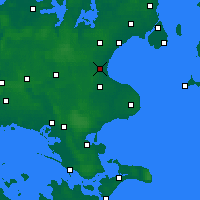 Nearby Forecast Locations - Кёге - карта