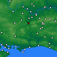 Nearby Forecast Locations - Гилфорд - карта