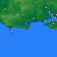 Nearby Forecast Locations - Пул - карта