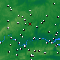Nearby Forecast Locations - Хатфилд - карта