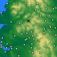 Nearby Forecast Locations - Бернли - карта