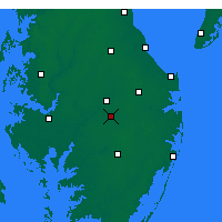 Nearby Forecast Locations - Laurel - карта