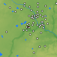 Nearby Forecast Locations - Иден-Прери - карта