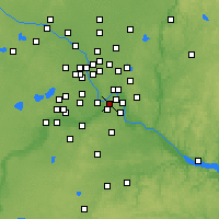 Nearby Forecast Locations - Мендота-Хайтс - карта