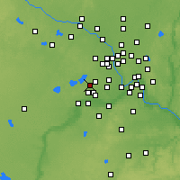 Nearby Forecast Locations - Миннетонка - карта