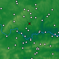 Nearby Forecast Locations - Уотфорд - карта
