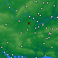 Nearby Forecast Locations - Bracknell - карта