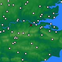Nearby Forecast Locations - Дартфорд - карта