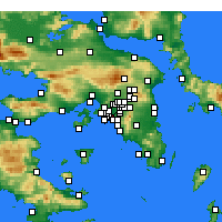 Nearby Forecast Locations - Калитея - карта