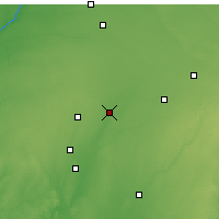 Nearby Forecast Locations - Ноблсвилл - карта