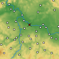 Nearby Forecast Locations - Брандис-над-Лабем-Стара-Болеслав - карта
