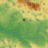 Nearby Forecast Locations - Йичин - карта