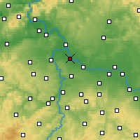 Nearby Forecast Locations - Neratovice - карта