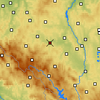 Nearby Forecast Locations - Страконице - карта