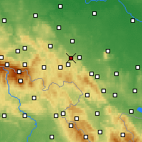 Nearby Forecast Locations - Свебодзице - карта
