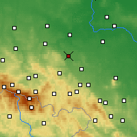 Nearby Forecast Locations - Явор - карта