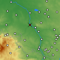 Nearby Forecast Locations - Крапковице - карта