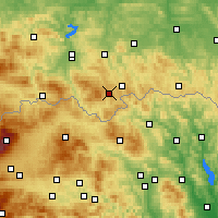 Nearby Forecast Locations - Крыница-Здруй - карта