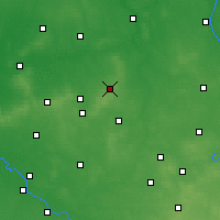 Nearby Forecast Locations - Остшешув - карта
