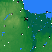 Nearby Forecast Locations - Прущ-Гданьский - карта