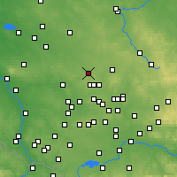 Nearby Forecast Locations - Тарновске-Гуры - карта