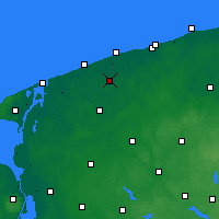 Nearby Forecast Locations - Тшебятув - карта