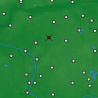 Nearby Forecast Locations - Вонгровец - карта