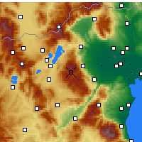 Nearby Forecast Locations - Vermio - Seli - карта