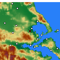 Nearby Forecast Locations - Алмирос - карта