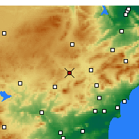 Nearby Forecast Locations - Екла - карта