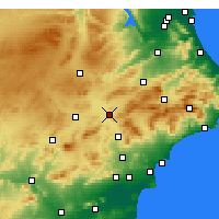 Nearby Forecast Locations - Вильена - карта