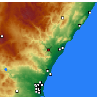 Nearby Forecast Locations - Онда - карта