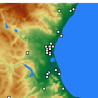 Nearby Forecast Locations - Чиривелья - карта