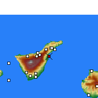 Nearby Forecast Locations - Канделария - карта