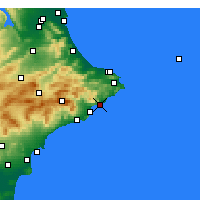 Nearby Forecast Locations - Кальп - карта