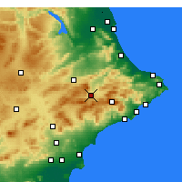 Nearby Forecast Locations - Алькой - карта