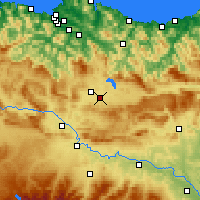 Nearby Forecast Locations - Витория-Гастейс - карта
