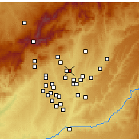 Nearby Forecast Locations - Сан-Себастьян-де-лос-Рейес - карта