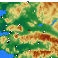 Nearby Forecast Locations - Тургутлу - карта