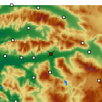 Nearby Forecast Locations - Назилли - карта