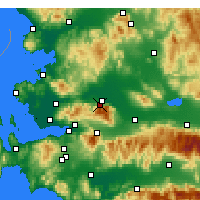 Nearby Forecast Locations - Маниса - карта