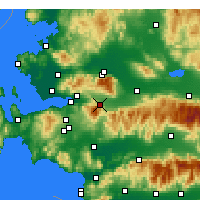 Nearby Forecast Locations - Кемальпаша - карта