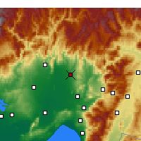 Nearby Forecast Locations - Кадирли - карта