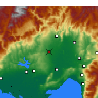Nearby Forecast Locations - Имамоглу - карта