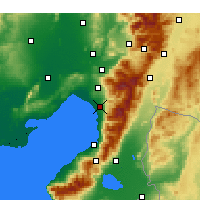 Nearby Forecast Locations - Дёртйол - карта
