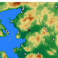 Nearby Forecast Locations - Бергама - карта